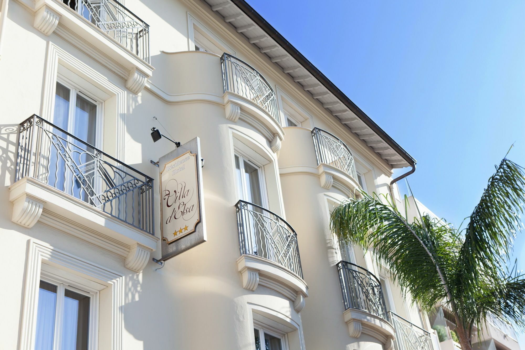 Hotel Villa D'Elsa Juan-les-Pins Exterior foto